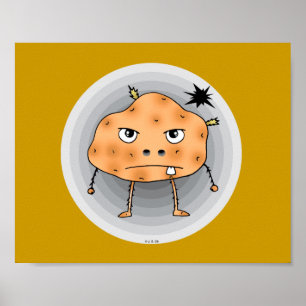 Wütende Kartoffel Poster