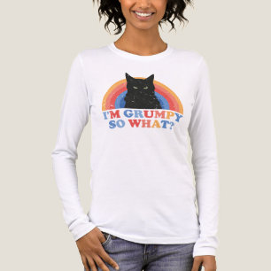 Wütende Katze Ich bin mürrisch, na und lustige Kat Tri-Blend Shirt