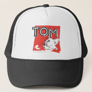 Wütende Katze Toms und Jerry Truckerkappe