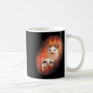 Wütende Katzen-Meme Lustige alberne Katze Katzenli Kaffeetasse