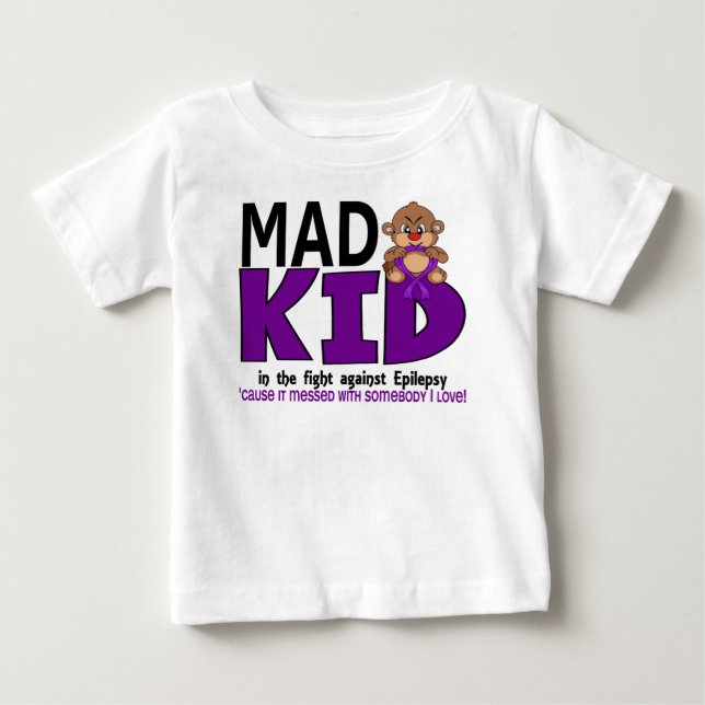 Wütende Kinderepilepsie Baby T-shirt (Vorderseite)