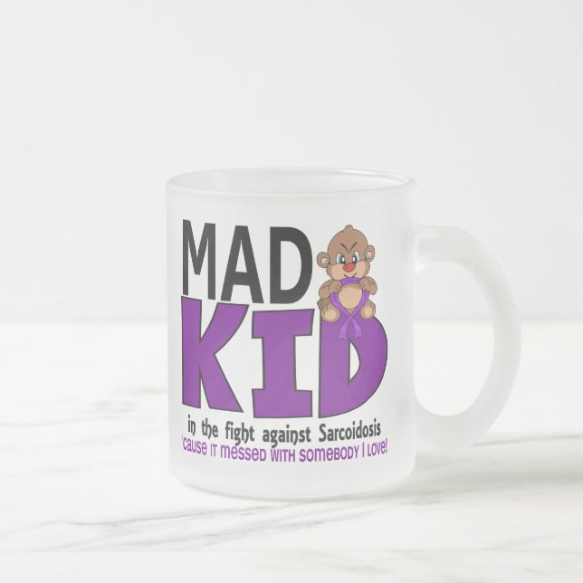 Wütende Kindersarkoidosis Mattglastasse (Rechts)