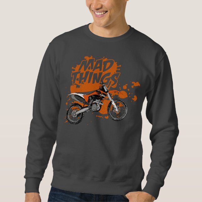 Wütende Motorräder Sweatshirt (Vorderseite)