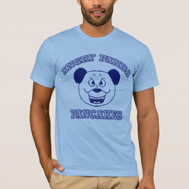 Wütende Panda Pfannkuchen T-Shirt (Vorderseite)