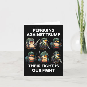 Wütende Pinguine gegen Trump: Ihr Kampf ist unser Karte