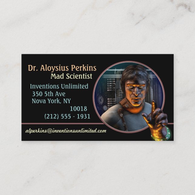 Wütende Wissenschaft! (M) Visitenkarten Visitenkarte (Vorderseite)