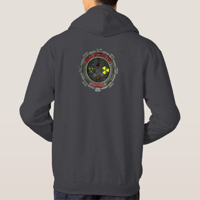 Wütende Wissenschaftler-Gewerkschaft Hoodie (Rückseite)