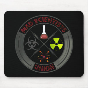 Wütende Wissenschaftler-Gewerkschaft Mousepad