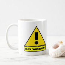 Wütende Wissenschaftler-Tasse