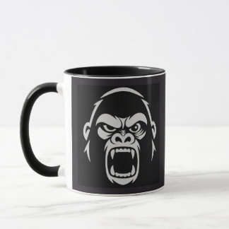 Wütender Affe-Ruhe Affe - Stressed Ape Studios Log Tasse