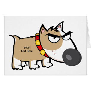 Wütender Brown-Hund (kundengerecht)