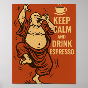 Wütender Buddha Poster