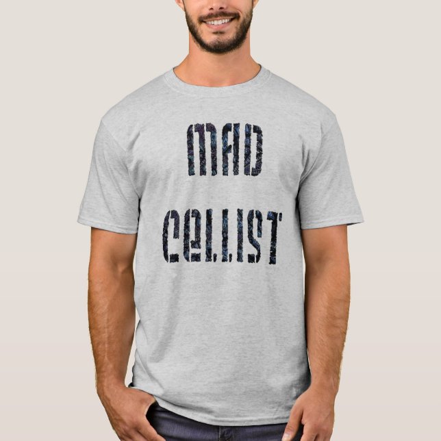"Wütender Cellist-" T-Shirt (Vorderseite)