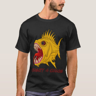 Wütender Fisch - Hungrig nach Chaos T-Shirt