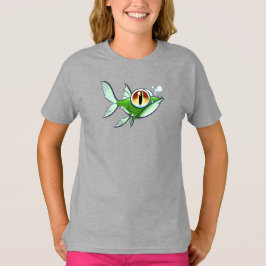 WÜTENDER FISCH MIT ROTEM AUGE von Jeff Willis Art T-Shirt