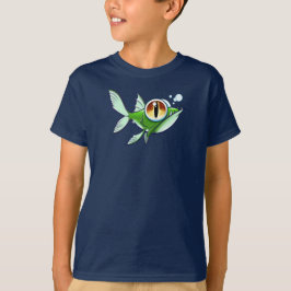 WÜTENDER FISCH MIT ROTEM AUGE von Jeff Willis Art T-Shirt