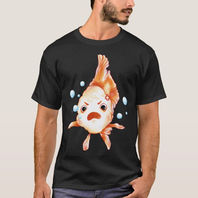 Wütender Fisch T-Shirt (Vorderseite)