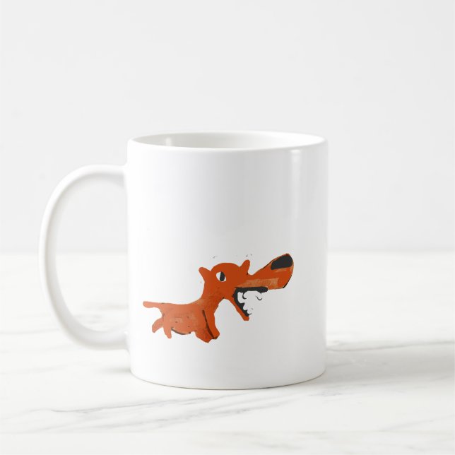 Wütender Fuchs Kaffeetasse (Links)