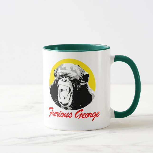 Wütender George-T - Shirt Tasse (Rechts)