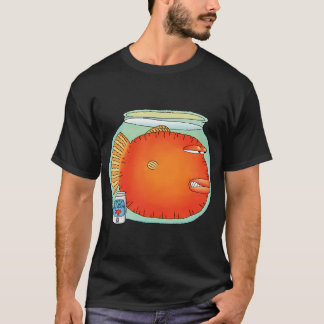 wütender Goldfisch im Aquarium T-Shirt