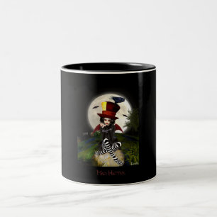 wütender Hutmacher Zweifarbige Tasse