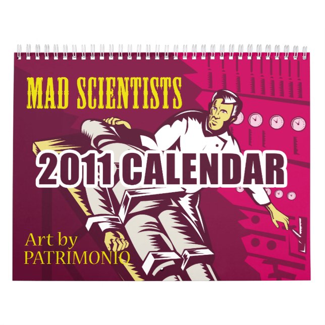 Wütender Kalender der Wissenschaftler-Fantasie (Titelbild)