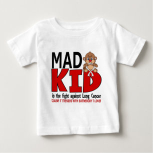 Wütender Kinderlungenkrebs Baby T-shirt