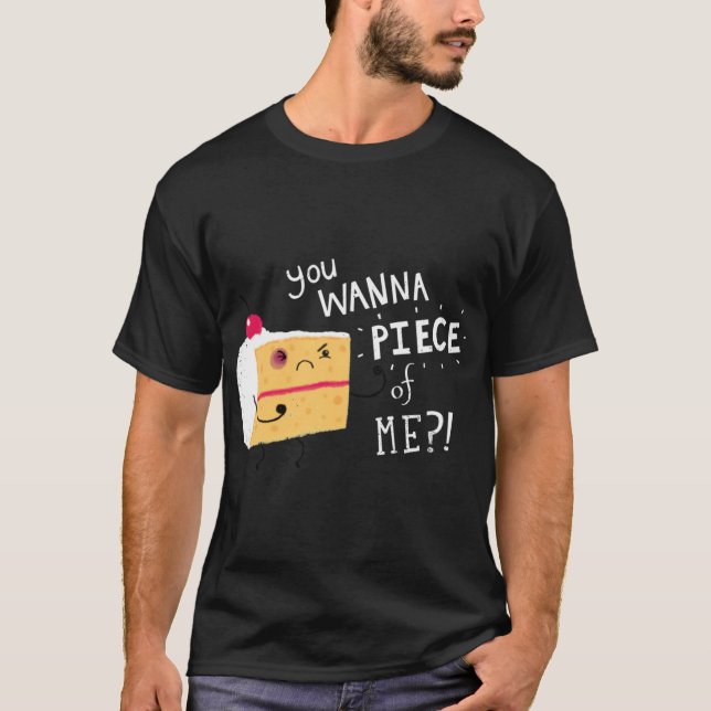 Wütender Kuchenjunge T-Shirt (Vorderseite)