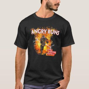 Wütender Lauf im Feuerzug Super Truck Guten Morge T-Shirt