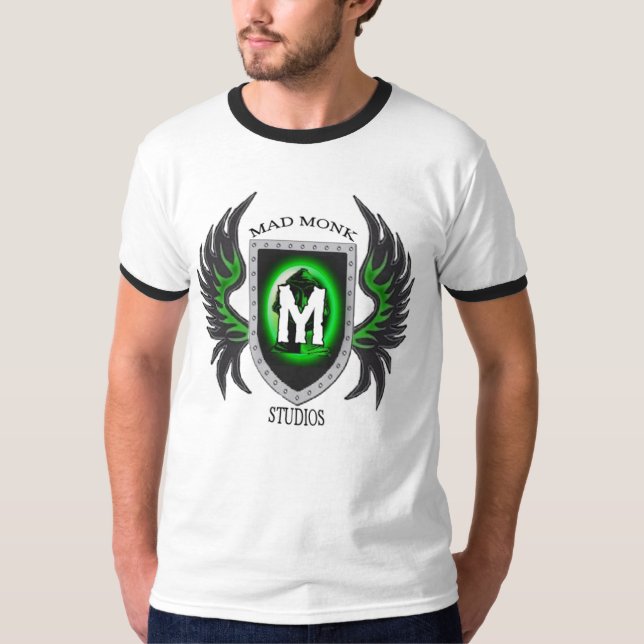 Wütender Mönch-Studio-Verkünder T-Shirt (Vorderseite)