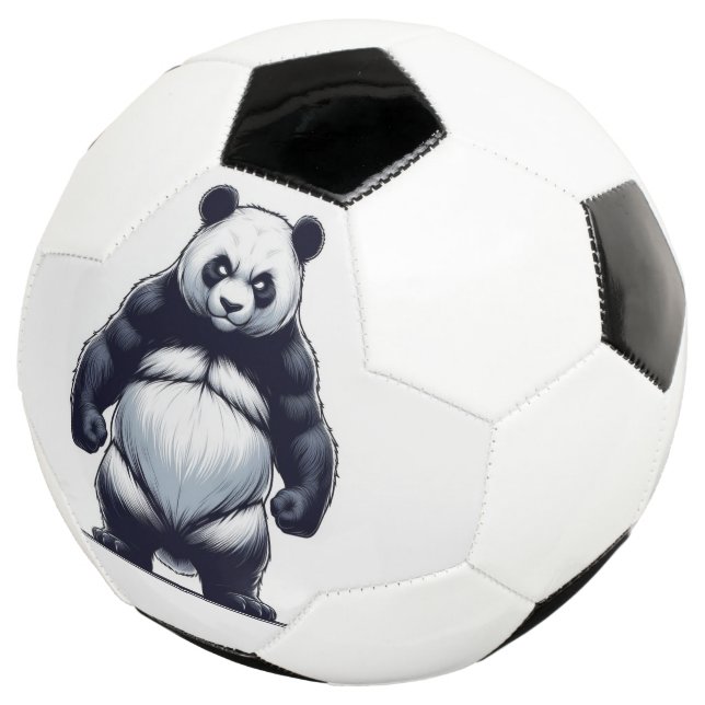 Wütender Panda Fußball (Dreiviertel)