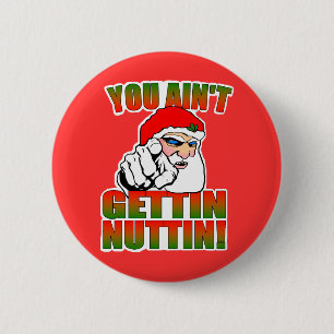 Wütender Sankt-Knopf Button