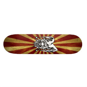Wütender Spaßvogel Skateboard