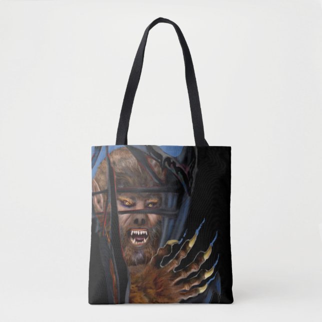 WÜTENDER WERWOLF TASCHE (Vorderseite)