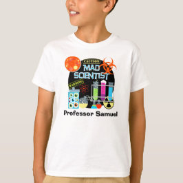 Wütender Wissenschaftler kundengebundener T - T-Shirt