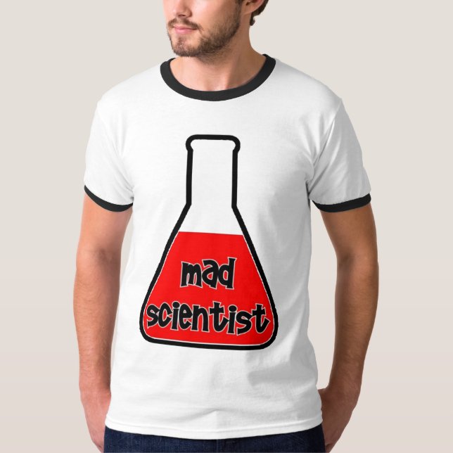 Wütender Wissenschaftler T-Shirt (Vorderseite)