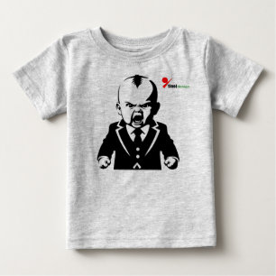 Wütendes Baby T-Shirt Freches Boss-Kind-Baby-T-S