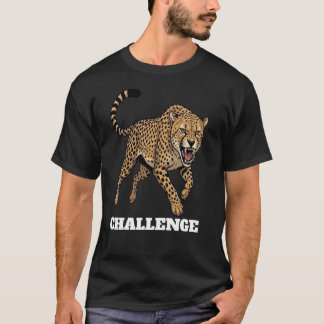 Wütendes Brüllendes Gepard Streetwear T-Shirt