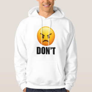 Wütendes Emoji DON'T Kapuzenpullover Hoodie
