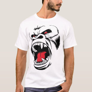 Wütendes Gorilla Streetwear Monster T-Shirt