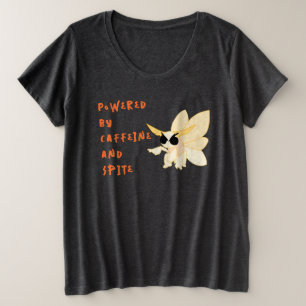 Wütendes Kaiser-Motte-Koffein- und Groll-Meme-Shir Große Größe T-Shirt