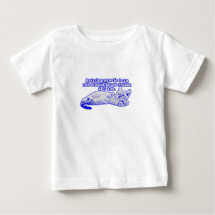 Wütendes Katzen-Meme für Katzenbesitzer und Katzen Baby T-shirt