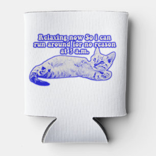Wütendes Katzen-Meme für Katzenbesitzer und Katzen Dosenkühler