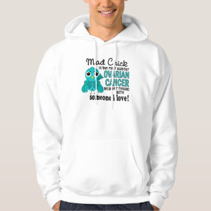 Wütendes Küken 2 jemand i-Liebe-Eierstockkrebs Hoodie