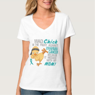 Wütendes Küken verwirrt mit meinem Eierstockkreb T-Shirt