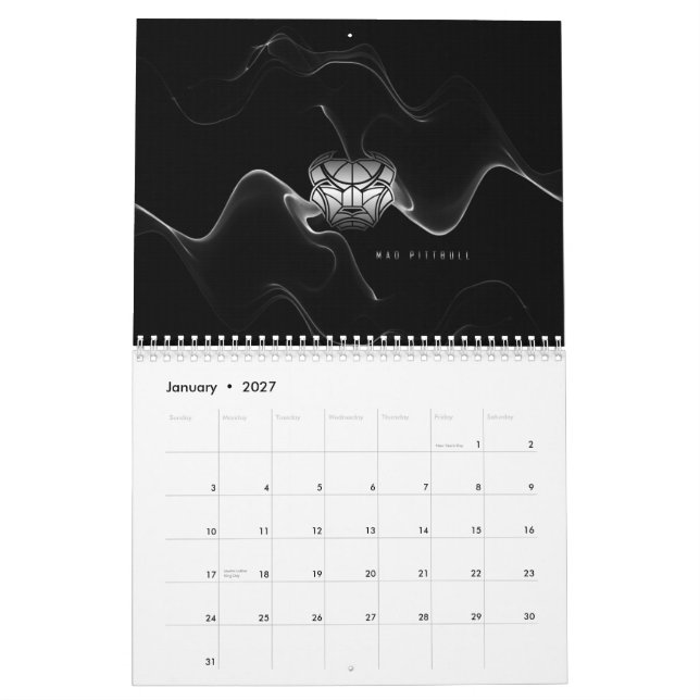 WÜTENDES PITBULL KALENDER (Jan 2027)