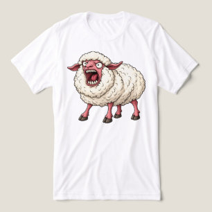 Wütendes schreiendes Schaf Tri-Blend Shirt