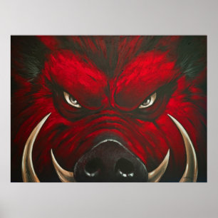 Wütendes Schwein Poster