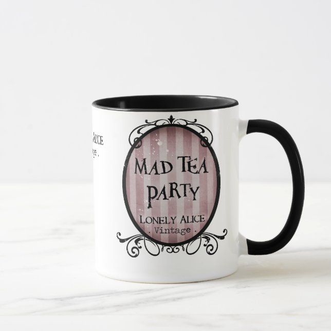 "Wütendes Tee-Party " Tasse (Rechts)
