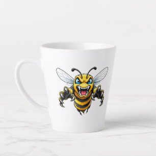Wütendes Wespen-Gesicht Tasse - Insekten-Illustrat